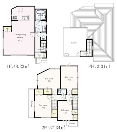 横浜市戸塚区戸塚町　新築分譲住宅全３棟　３号棟