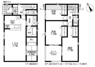 横浜市戸塚区深谷町第38　新築分譲住宅　1号棟