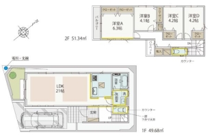 横浜市戸塚区上矢部町　新築分譲住宅全１０棟　１号棟