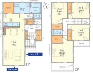 横浜市旭区川井宿町1期　新築分譲住宅　1号棟