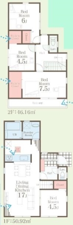 横浜市保土ヶ谷区上菅田町第2　新築分譲住宅全4棟　4号棟