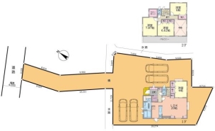 横浜市旭区市沢町　建築条件無し　売地