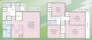 横浜市瀬谷区宮沢第23　新築分譲住宅全2棟　2号棟