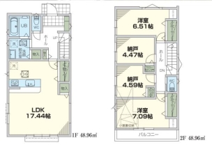 横浜市旭区中尾1丁目　新築一戸建　1号棟