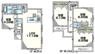 横浜市旭区笹野台３丁目　新築分譲住宅　１号棟